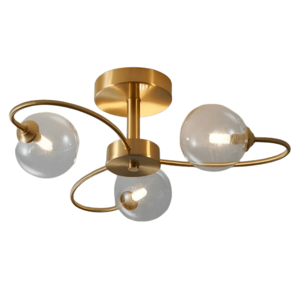 Elegant Loftslampe i Glas og Metal - BLOOM