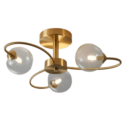 Elegant Loftslampe i Glas og Metal - BLOOM