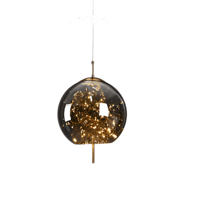 Elegant Pendel i Brunt Glas | 3 Størrelser