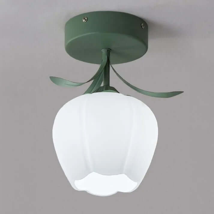 Tiffany Blomster Loftslampe i Mini Format
