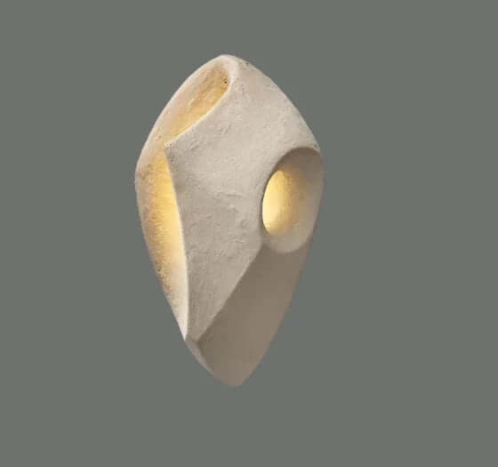 Kunstnerisk Væglampe i Cement - Edda