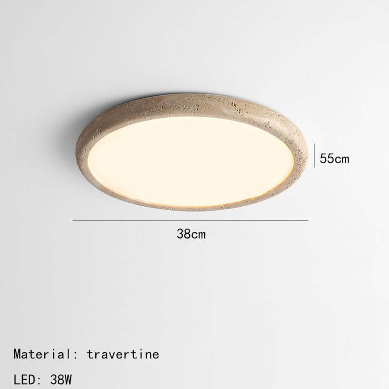 Naturstens LED-loftslampe - 38cm