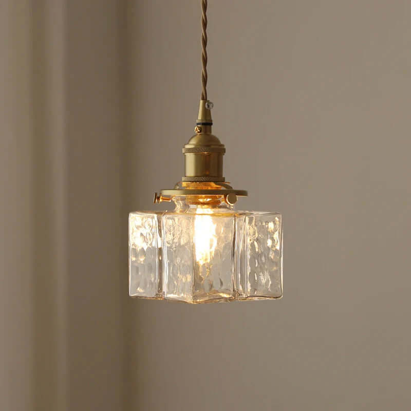 Elegant Retro Glas Hængelampe - 3 Størrelser
