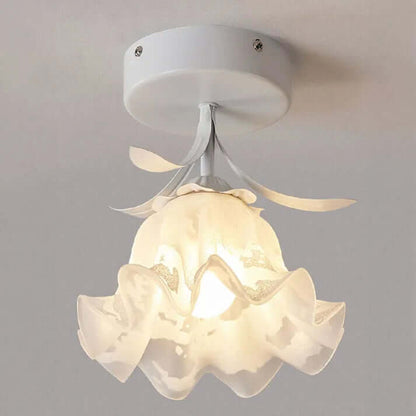 Tiffany Blomster Loftslampe i Mini Format