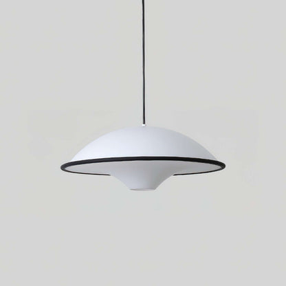 Moderne UFO Pendellampe i Akryl & Metal - Ø45cm