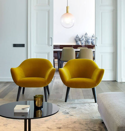 Elegant Pendel Lampe i Glas & Metal - Isabel