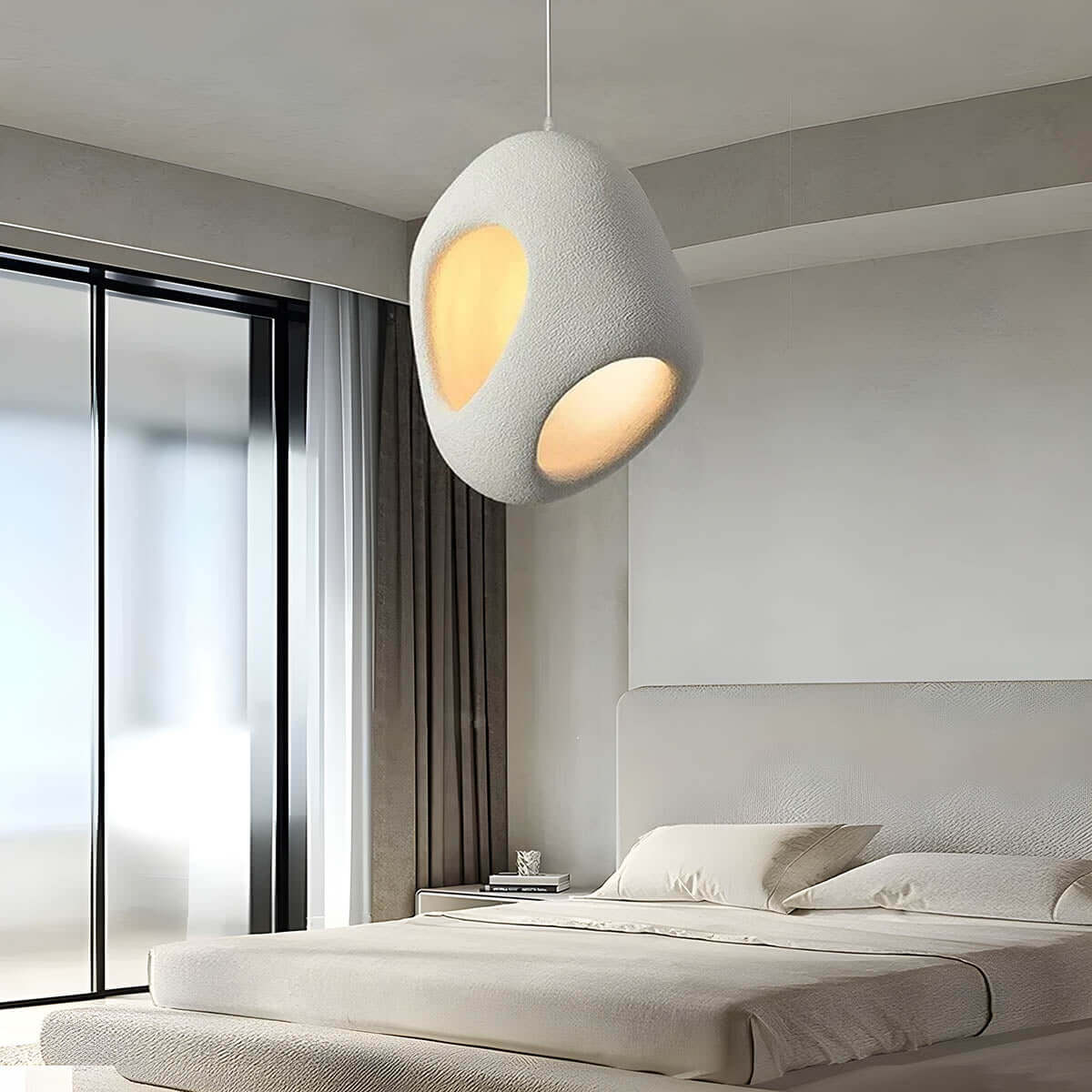 Moderne Pendellampe i Polystyren med LED
