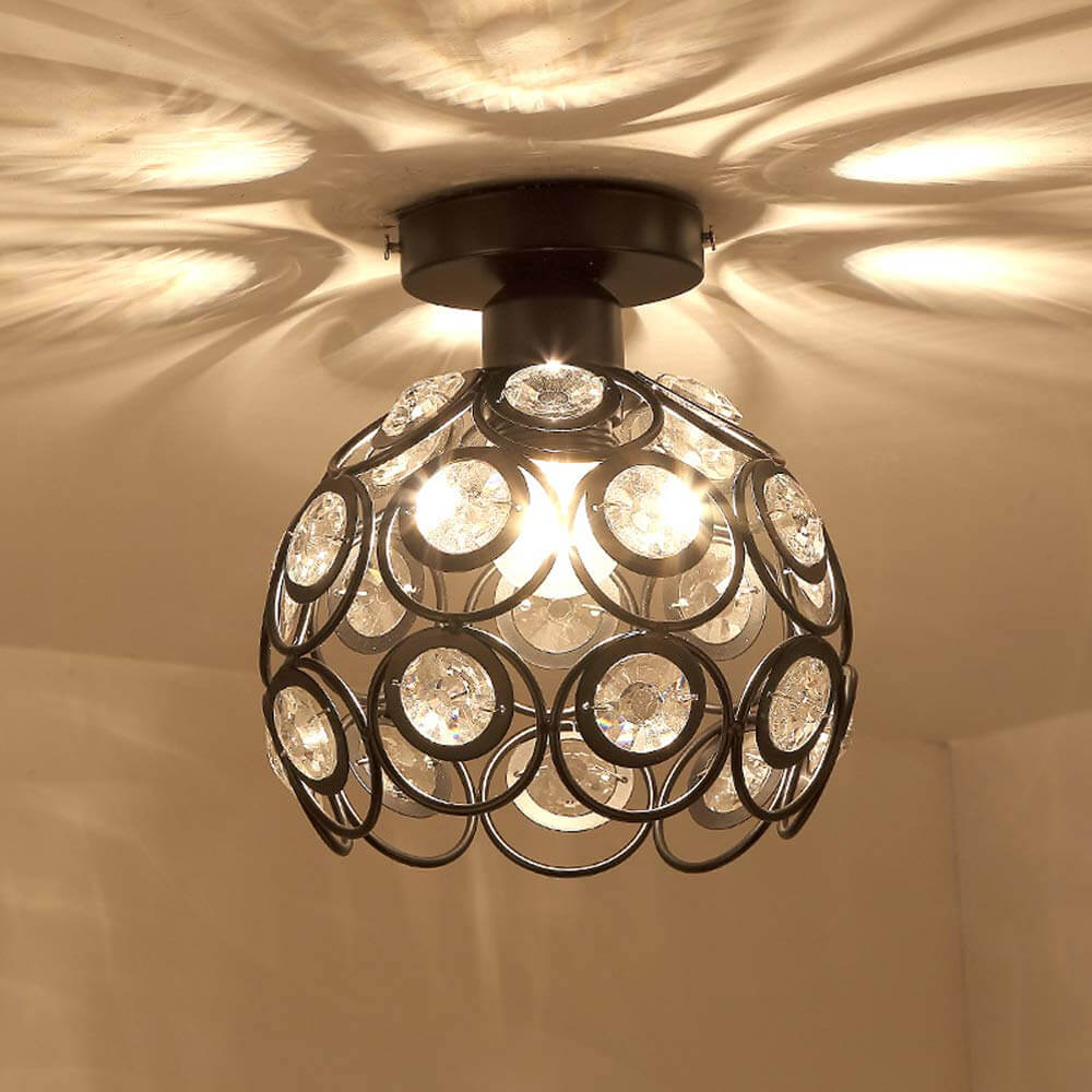 Luksus Guld Kugle Loftslampe | Elegant Design