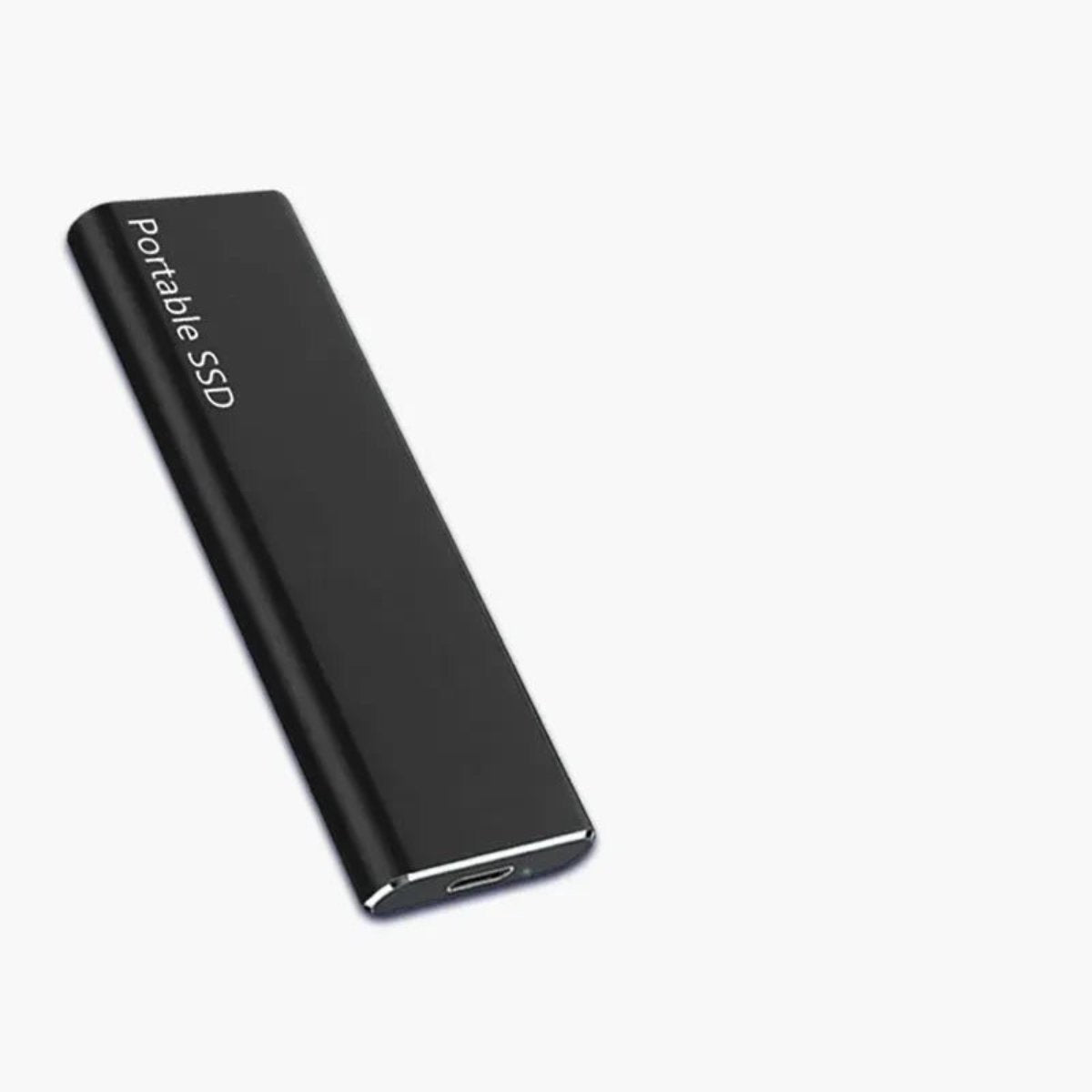 "Elegant 4TB bærbar ekstern harddisk med lynhurtig USB-C, kompakt design. Perfekt til dataopbevaring på farten."