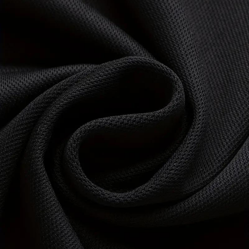 "Elegant herre poloshirt med blomsterkrave og manchetter, slank pasform, perfekt til både casual og formelle lejligheder."