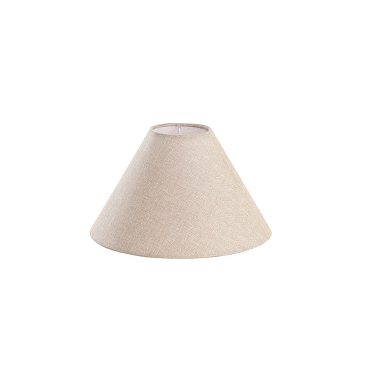 Empireformet jute lampeskærm Ø30 cm til bordlampe. Naturlig tekstur, passer til E27 fatning, skaber varm atmosfære.