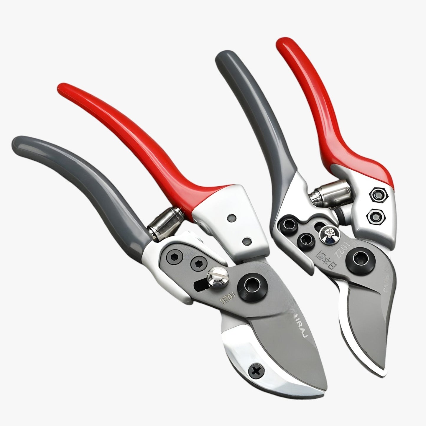 "Ergonomisk beskæresaks med skarpe, rustfrie knive og skridsikre håndtag, ideel til præcis havepleje"