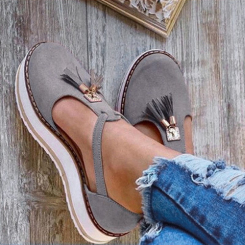 "Ergonomisk ortopædisk sandal i blå, brun, grå, rød og sort til kvinder, stilfuldt design for optimal komfort."