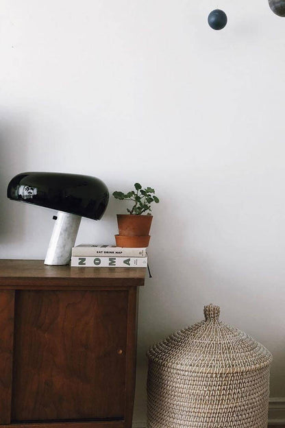 Elegant Marmor Bordlampe 28/40cm