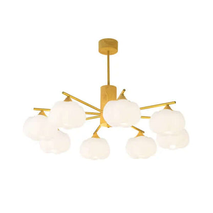 Moderne Loftslampe i Træ & Metal