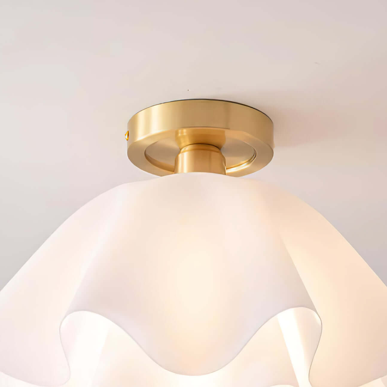 Moderne Kobber Loftslampe - Dia 30/40cm
