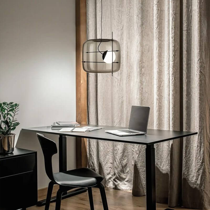 Elegant Glas Pendellampe - 30cm