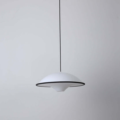 Moderne UFO Pendellampe i Akryl & Metal - Ø45cm