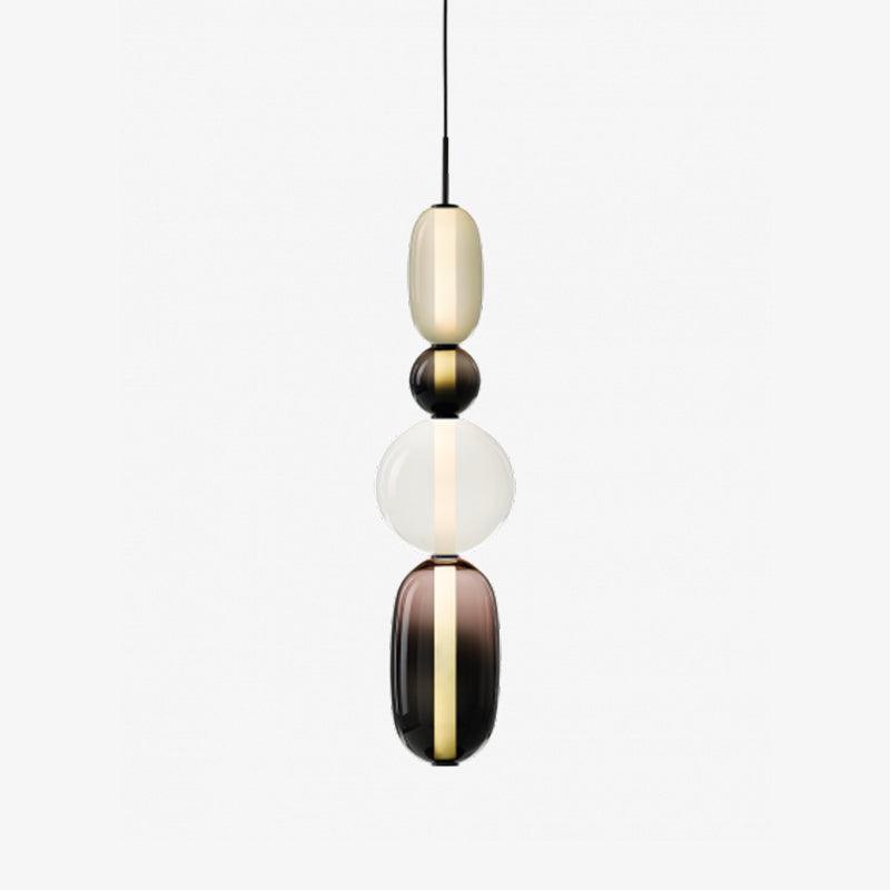 Farverig Glas Pendel - Moderne Designlampe
