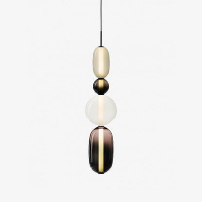 Farverig Glas Pendel - Moderne Designlampe