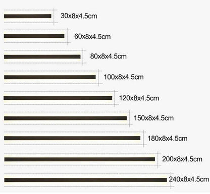 LED Væglampe i Stribet Design