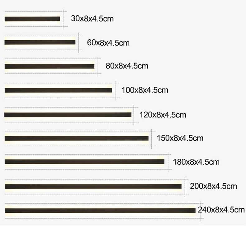 LED Væglampe i Stribet Design | Moderne Indendørs Belysning