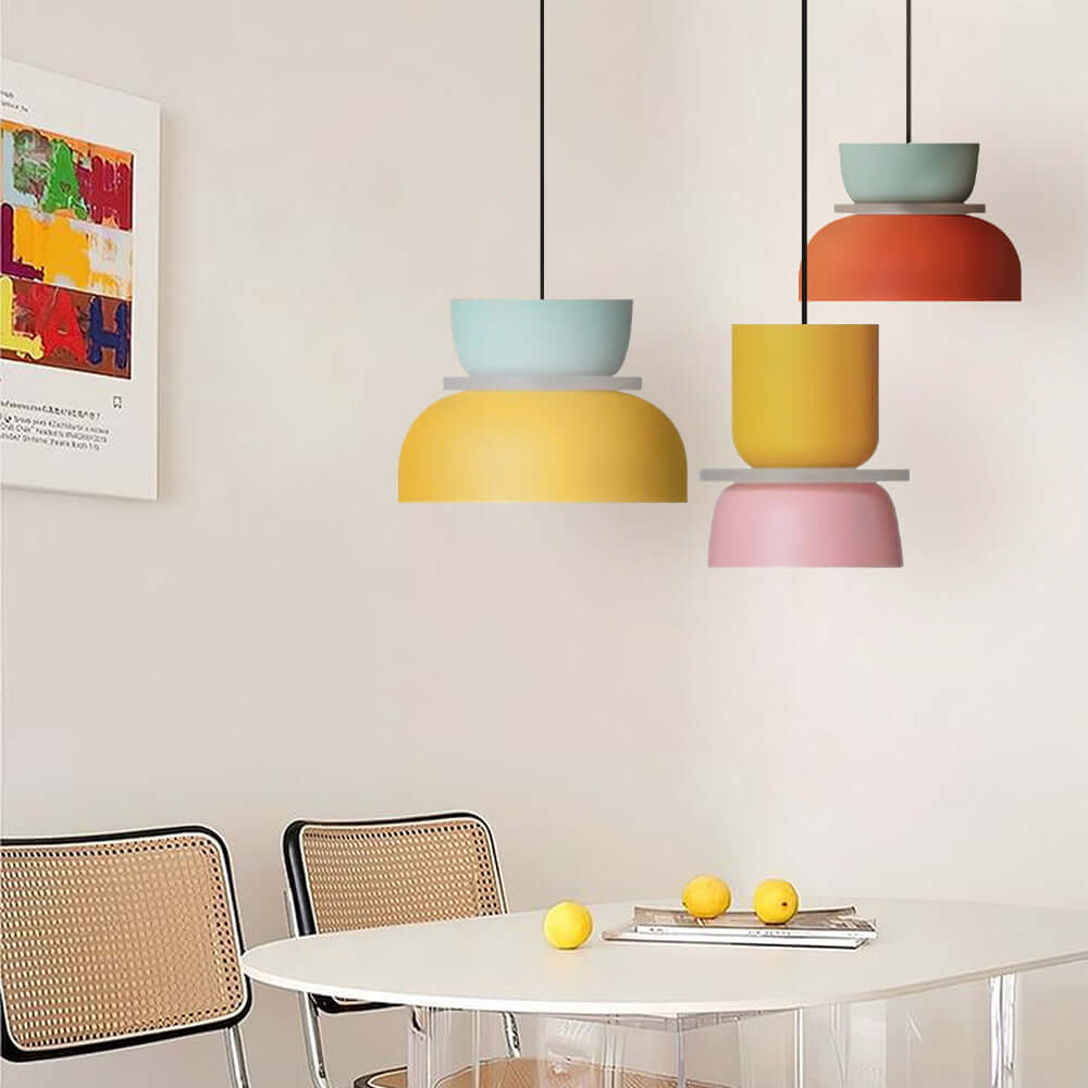 Farverig Nordisk Pendel - Akryl Design