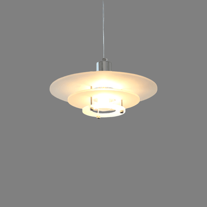 Moderne UFO-formet akryl pendellampe