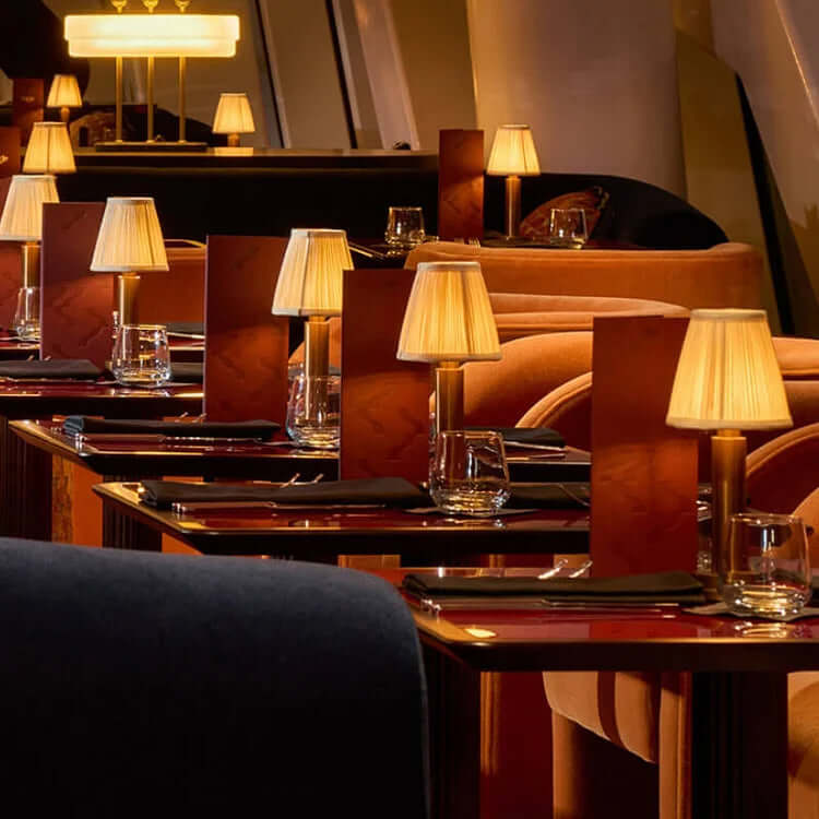 LED Trådløs Metal Bordlampe