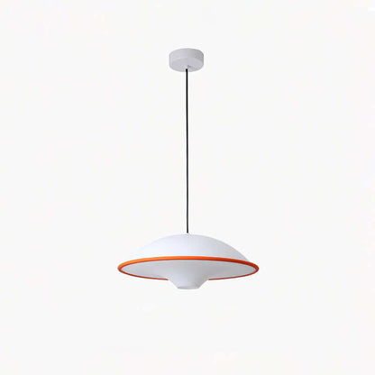 Moderne UFO Pendellampe i Akryl & Metal - Ø45cm