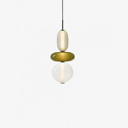Farverig Glas Pendel - Moderne Designlampe