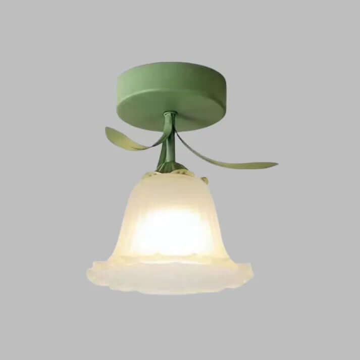 Tiffany Blomster Loftslampe i Mini Format