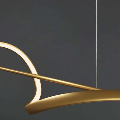 Moderne LED-Pendel i Metal/Akryl - 120/140 cm