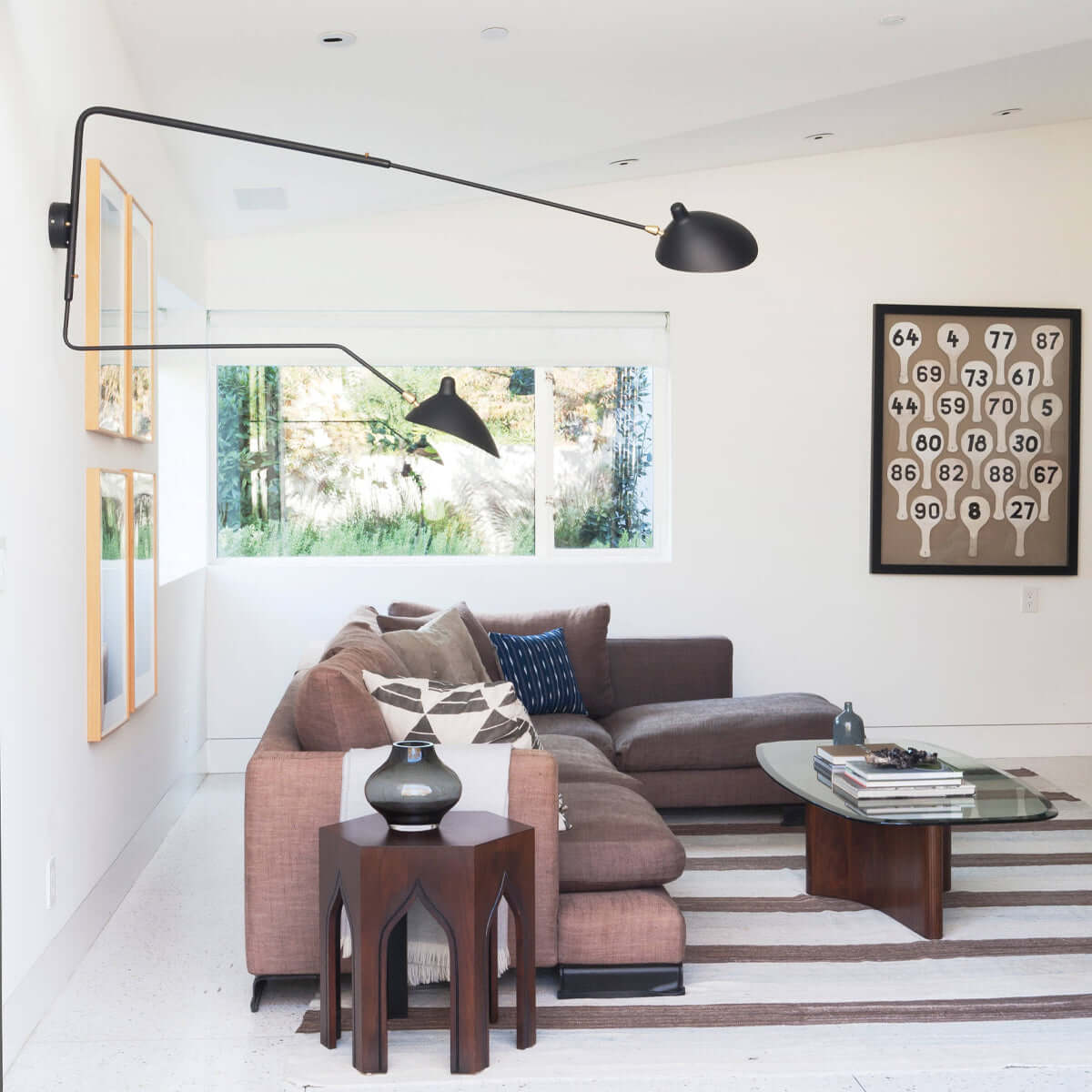 Justerbar Væglampe i Metal