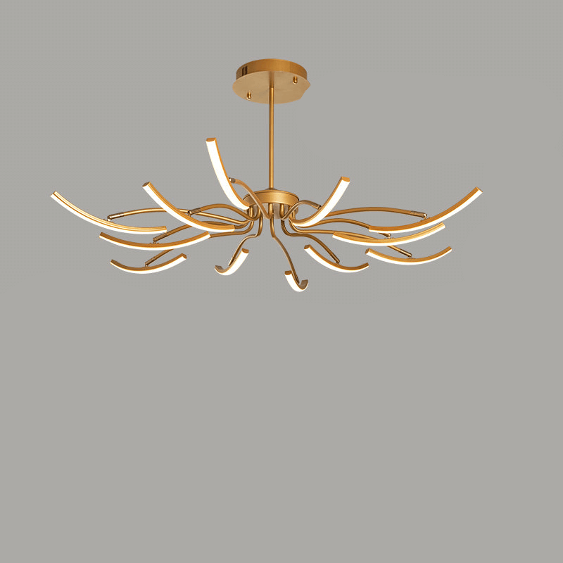 Moderne Loftslampe i Aluminium med LED