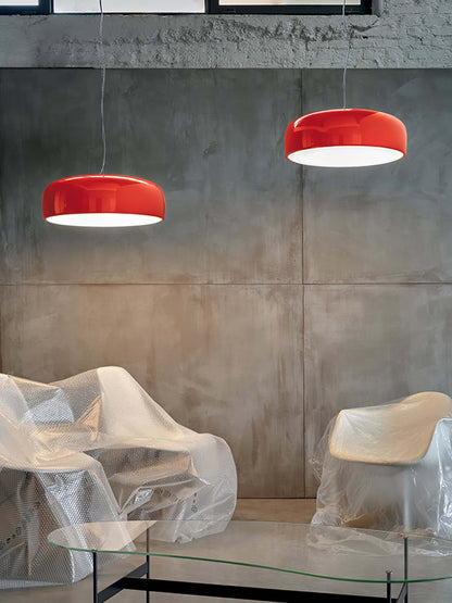Moderne Pendellampe i Aluminium og Polykarbonat