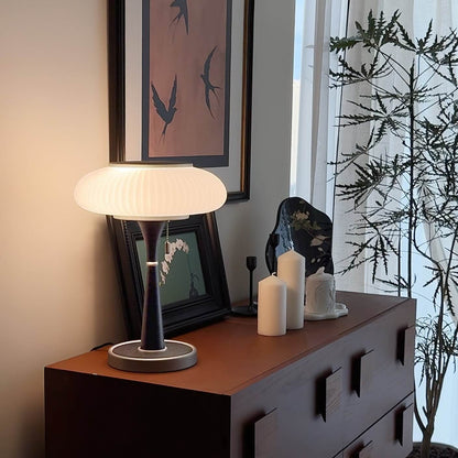 Elegant Bordlampe i Svampeform - 36cm