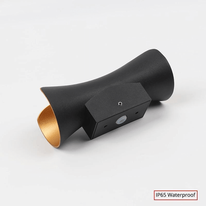 Vandtæt LED-udendørs væglampe i aluminium