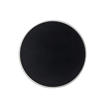 Rund LED-udendørsvæglampe i metal