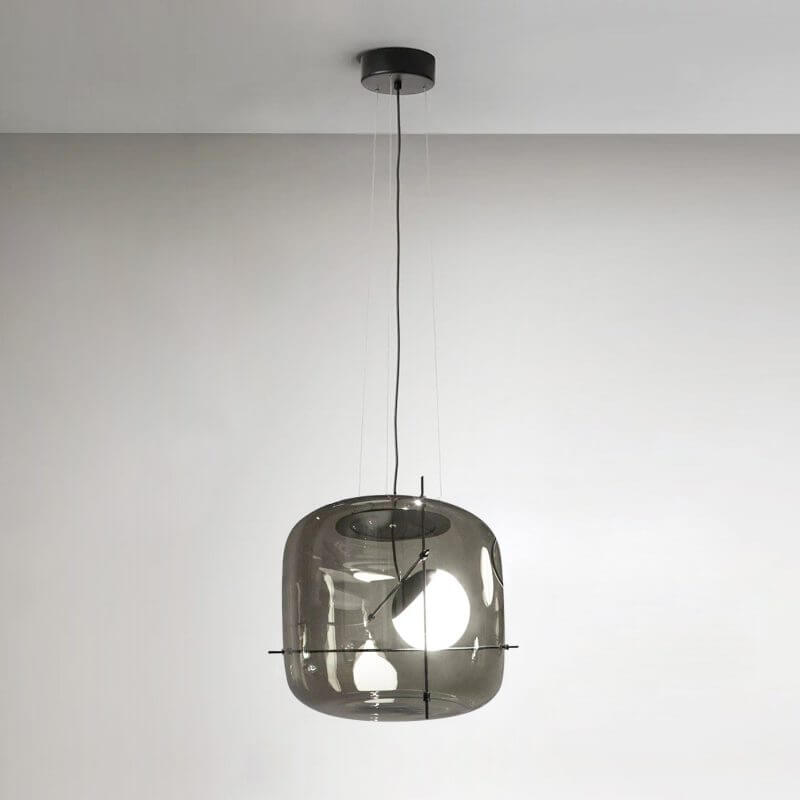 Elegant Glas Pendellampe - 30cm