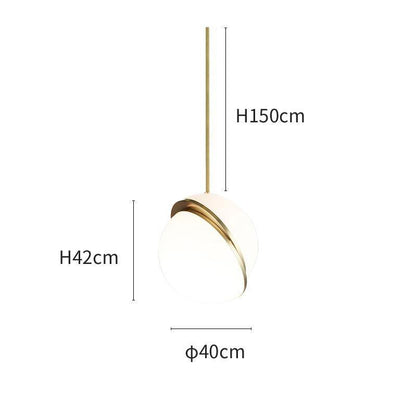 Elegant Halvmåne Pendellampe
