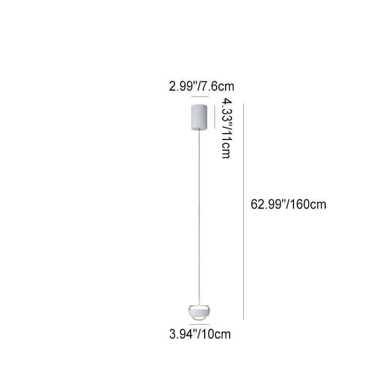 Halvcirkelformet LED Pendel - Elegant Design