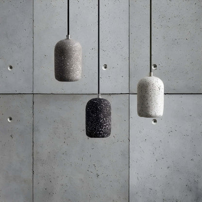 Moderne Cement Pendellampe - Dia 16cm