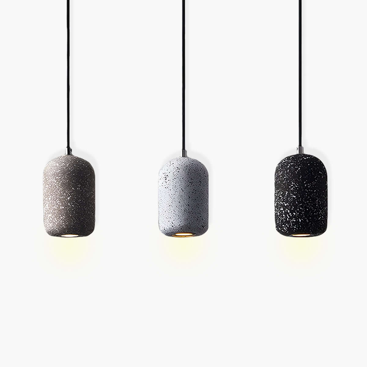 Moderne Cement Pendellampe - Dia 16cm