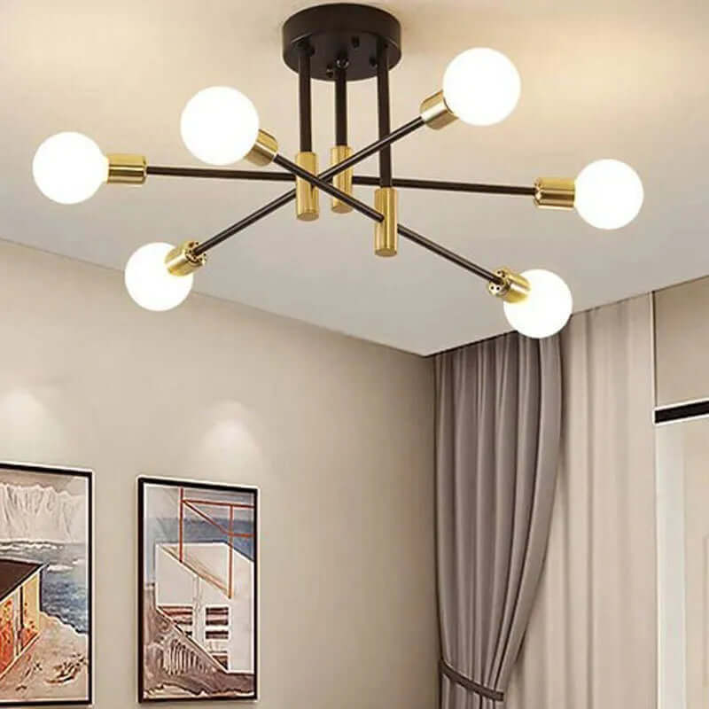 Moderne Glas Globe Lysekrone