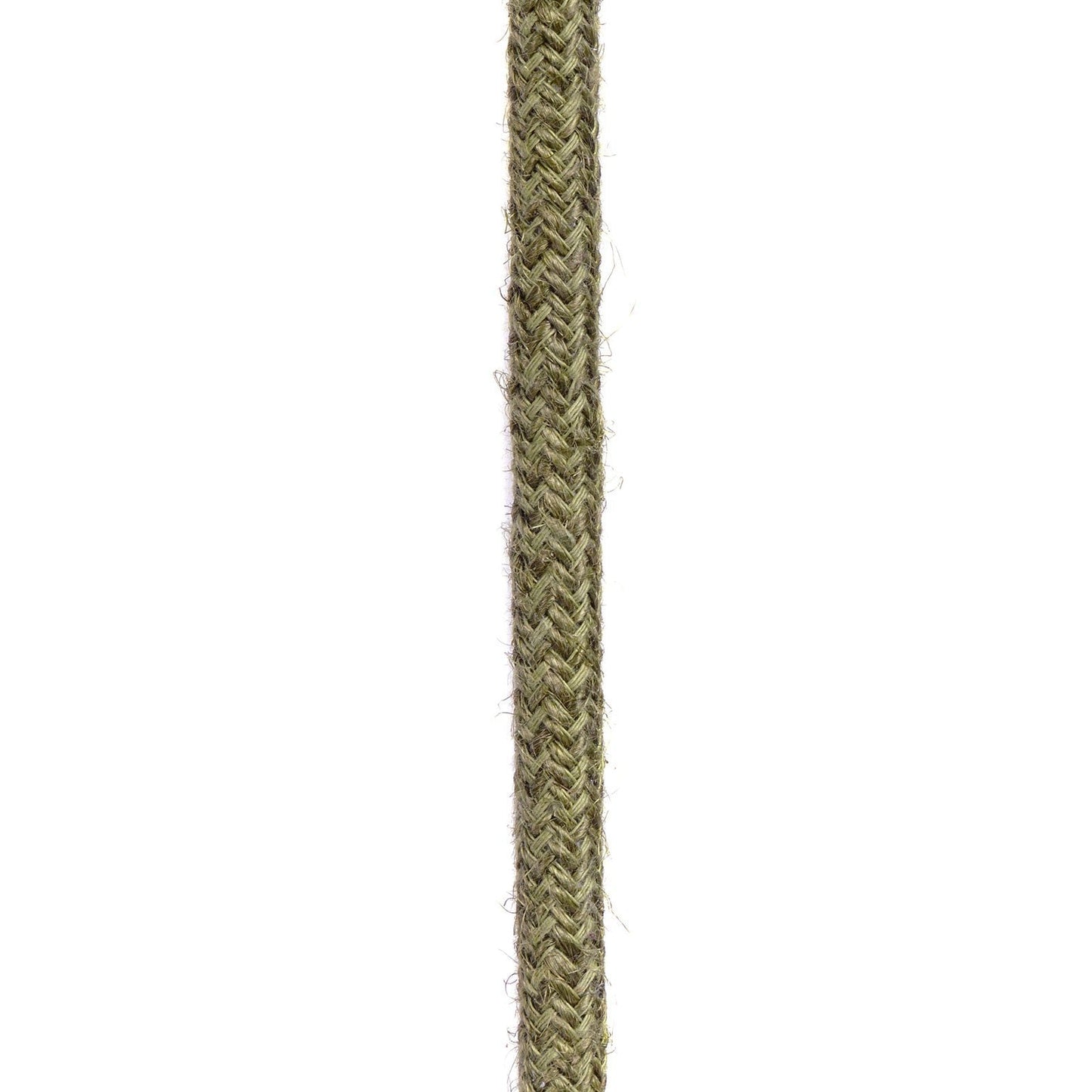 "Fleksibel stofledning i elegant mørk jute viskose til hjemmedekor, perfekt til moderne og klassiske lamper."