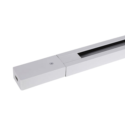 "Hvid 1-faset strømskinne 2m med justerbare pendellamper, optimal belysning, elegant design til hjemmet."