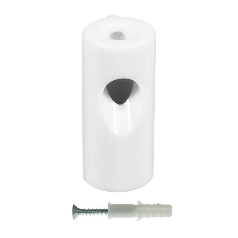 "Hvid decentraliseret loft ophæng til lamper med minimalistisk design, elegant og pladsbesparende, ideel til stilfuldt brug."