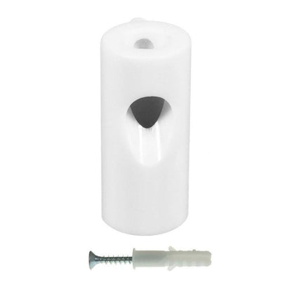 "Hvid decentraliseret loft ophæng til lamper med minimalistisk design, elegant og pladsbesparende, ideel til stilfuldt brug."