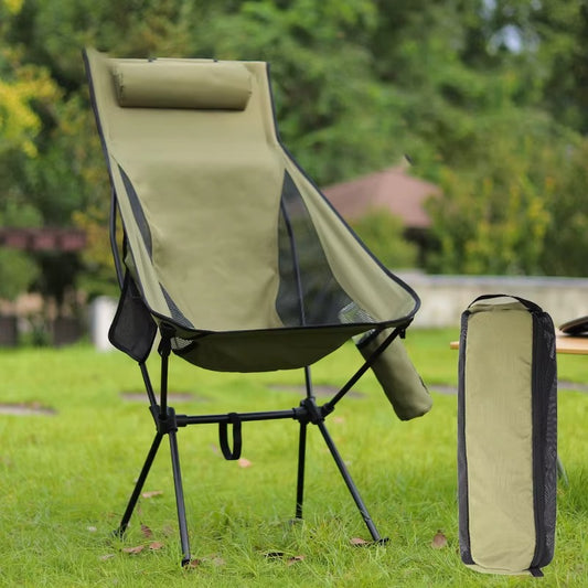 Udendørs Sammenklappelig Campingstol | Komfort & Stabilitet